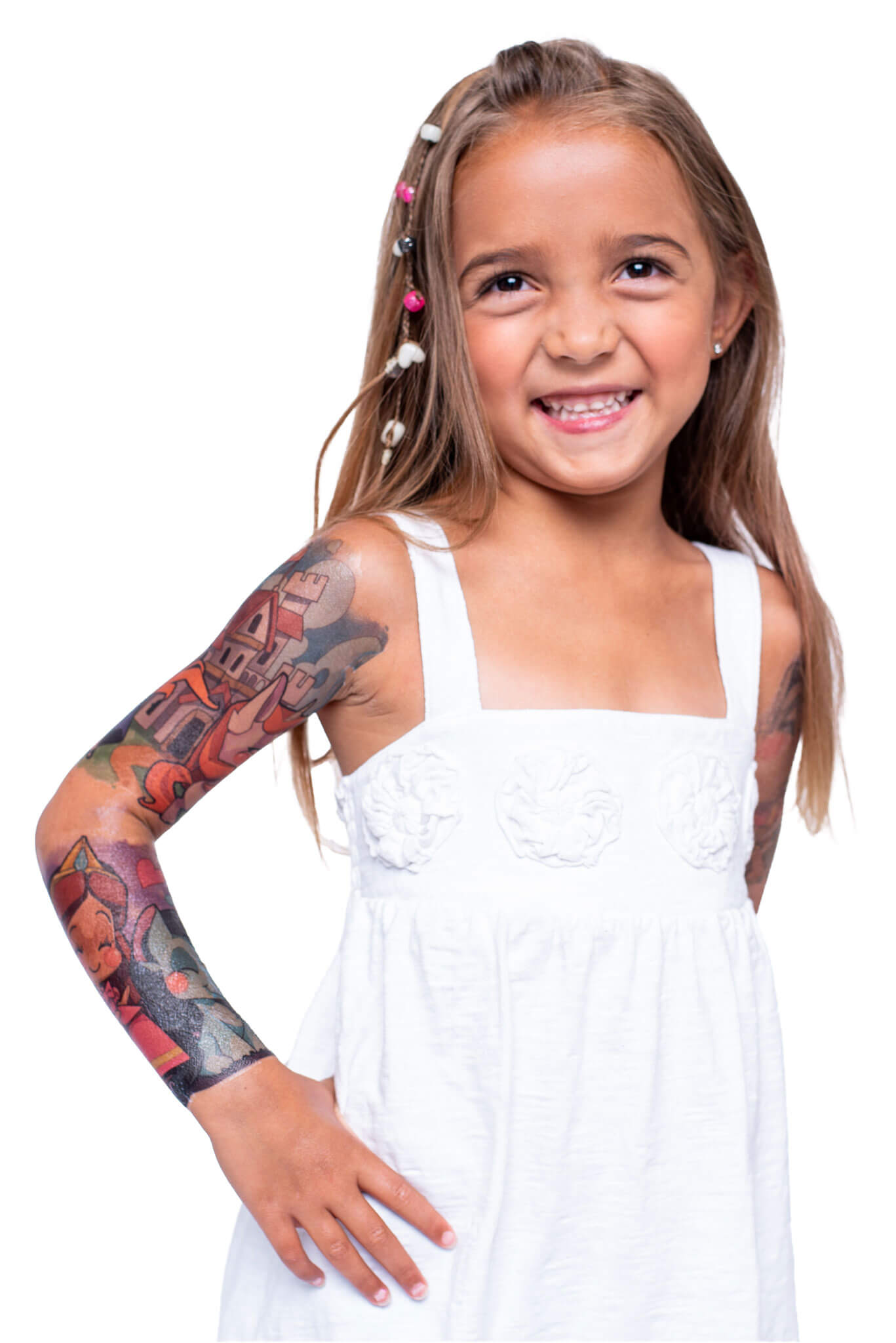 Princess Unicorn Full Sleeve Tattoo