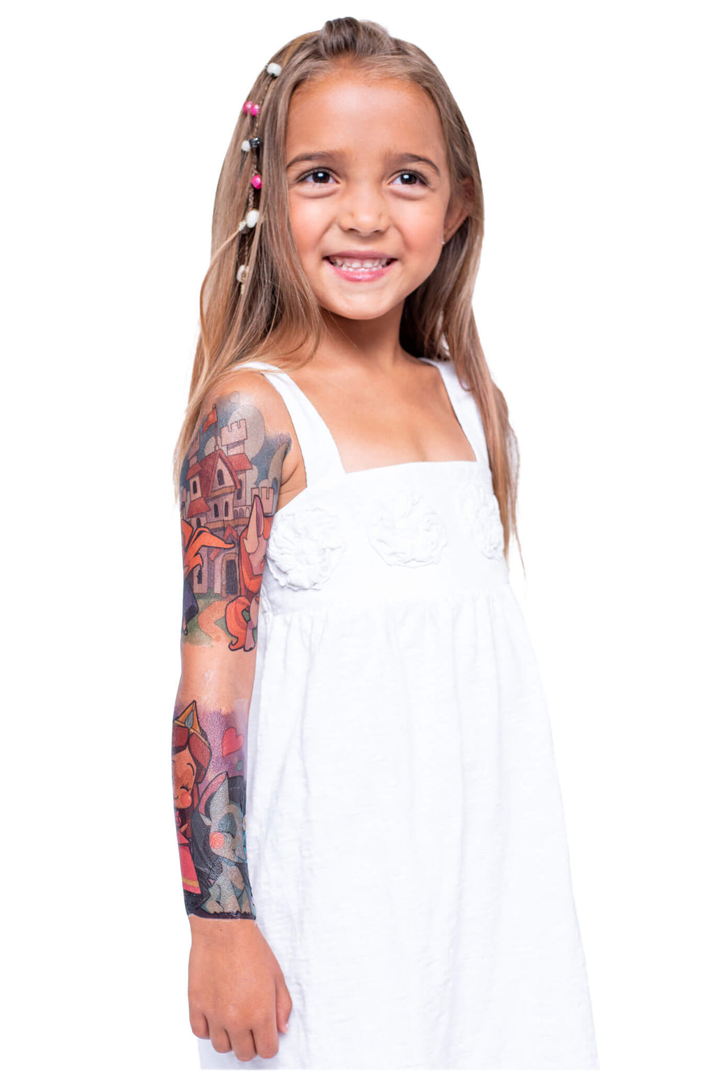 Princess Unicorn Full Sleeve Tattoo