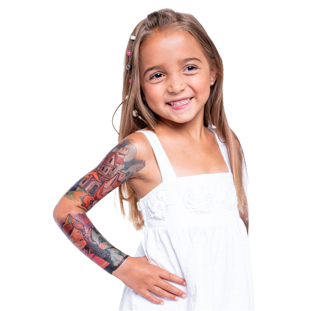 Princess Unicorn Full Sleeve Tattoo