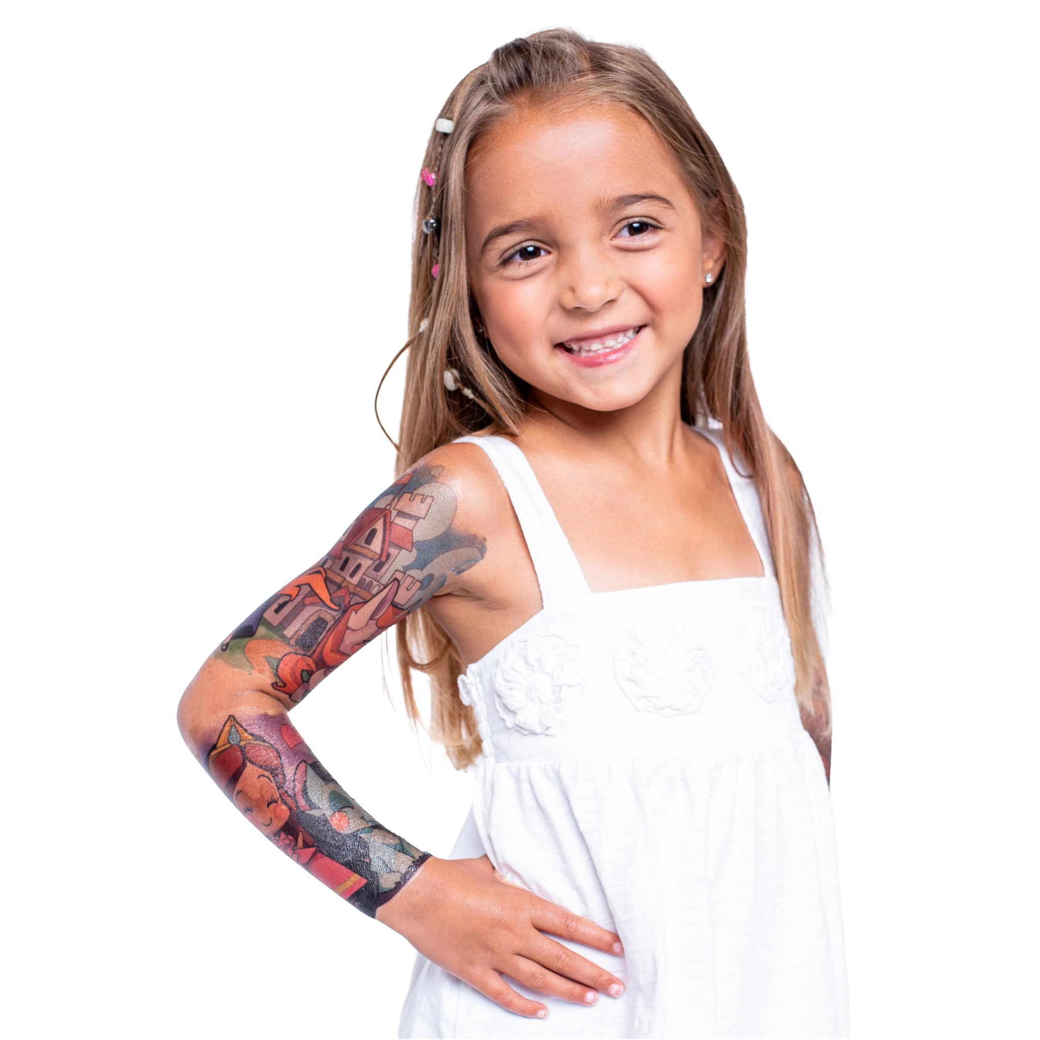 Princess Unicorn Full Sleeve Tattoo