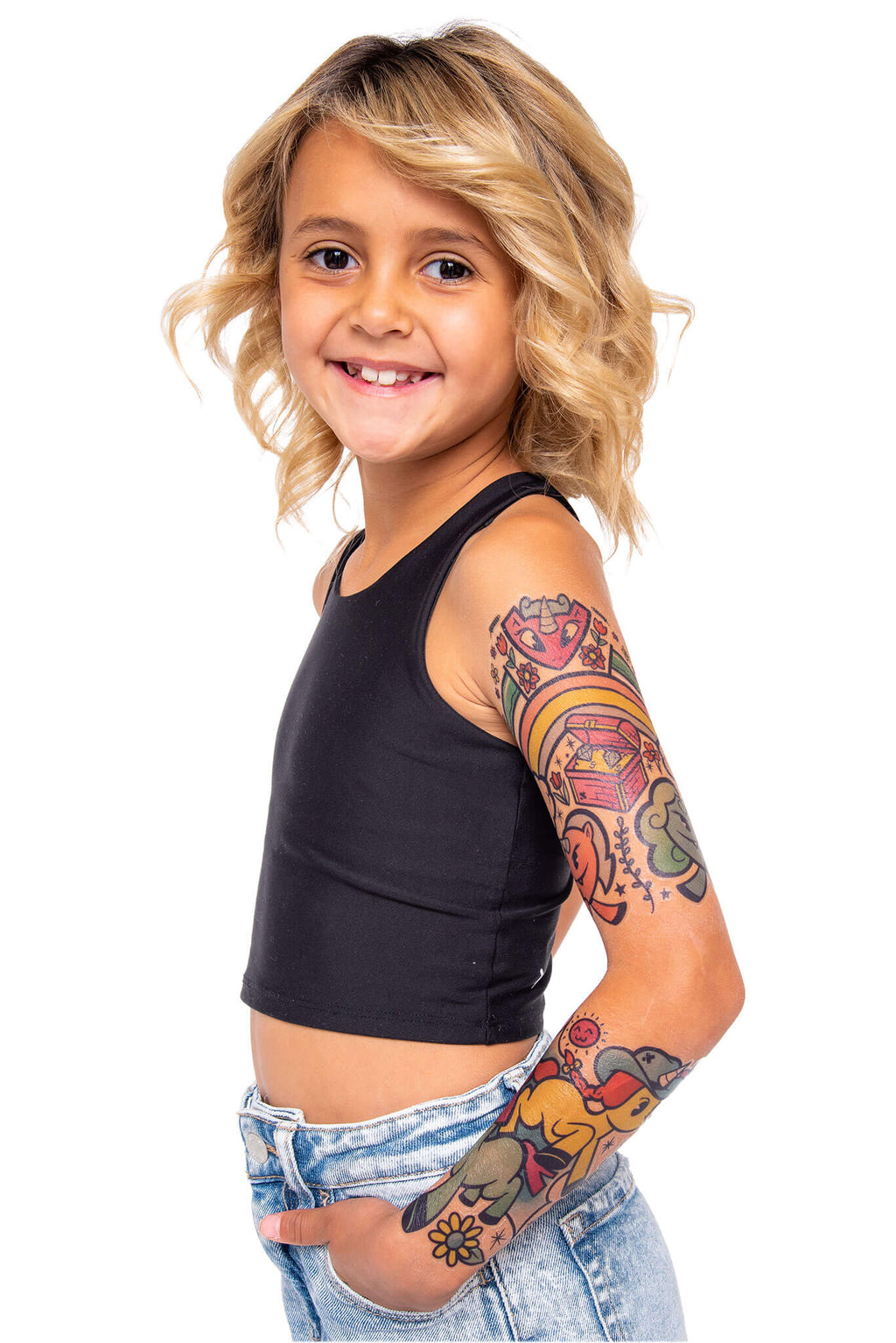 Unicorn Power Full Sleeve Tattoo
