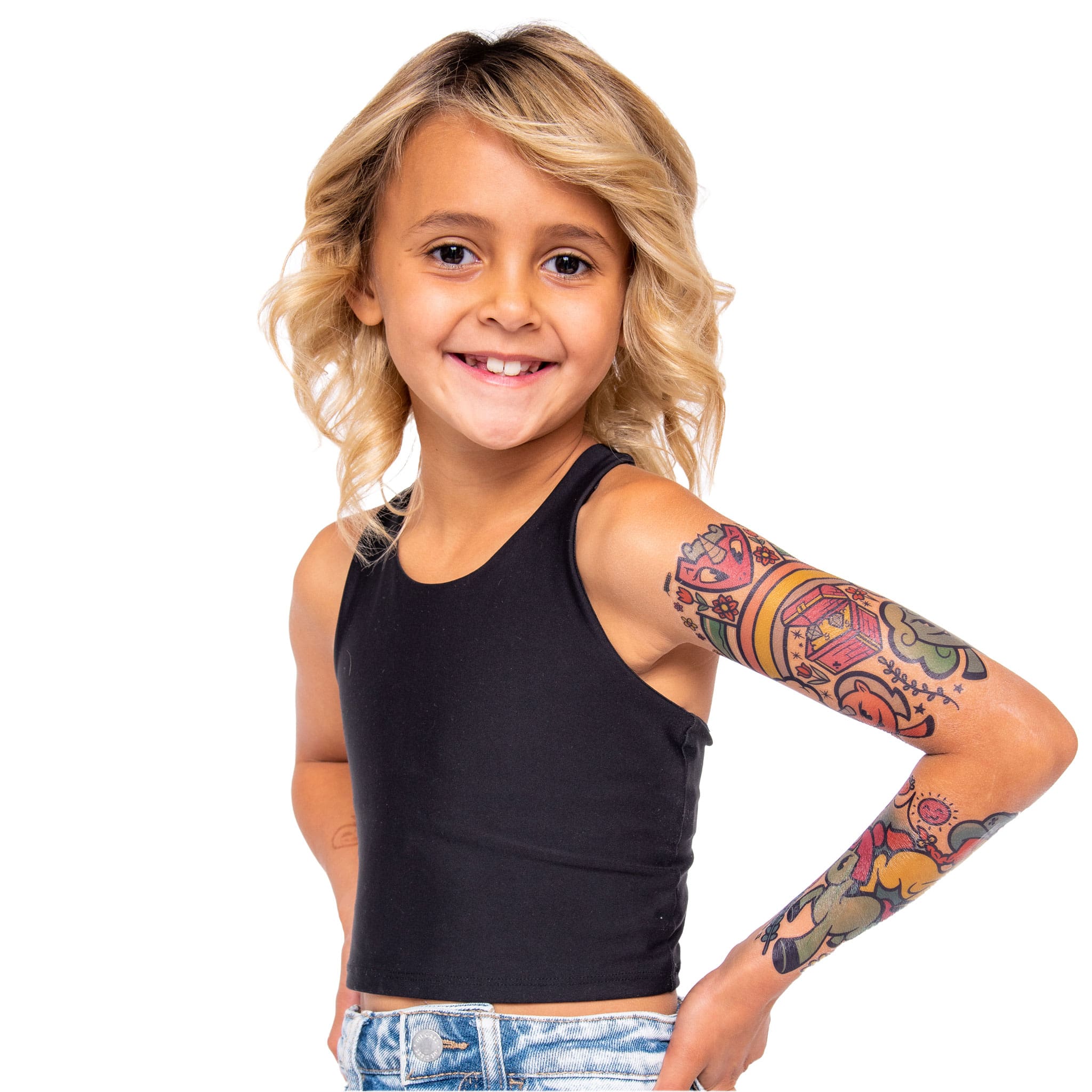 Unicorn Power Full Sleeve Tattoo
