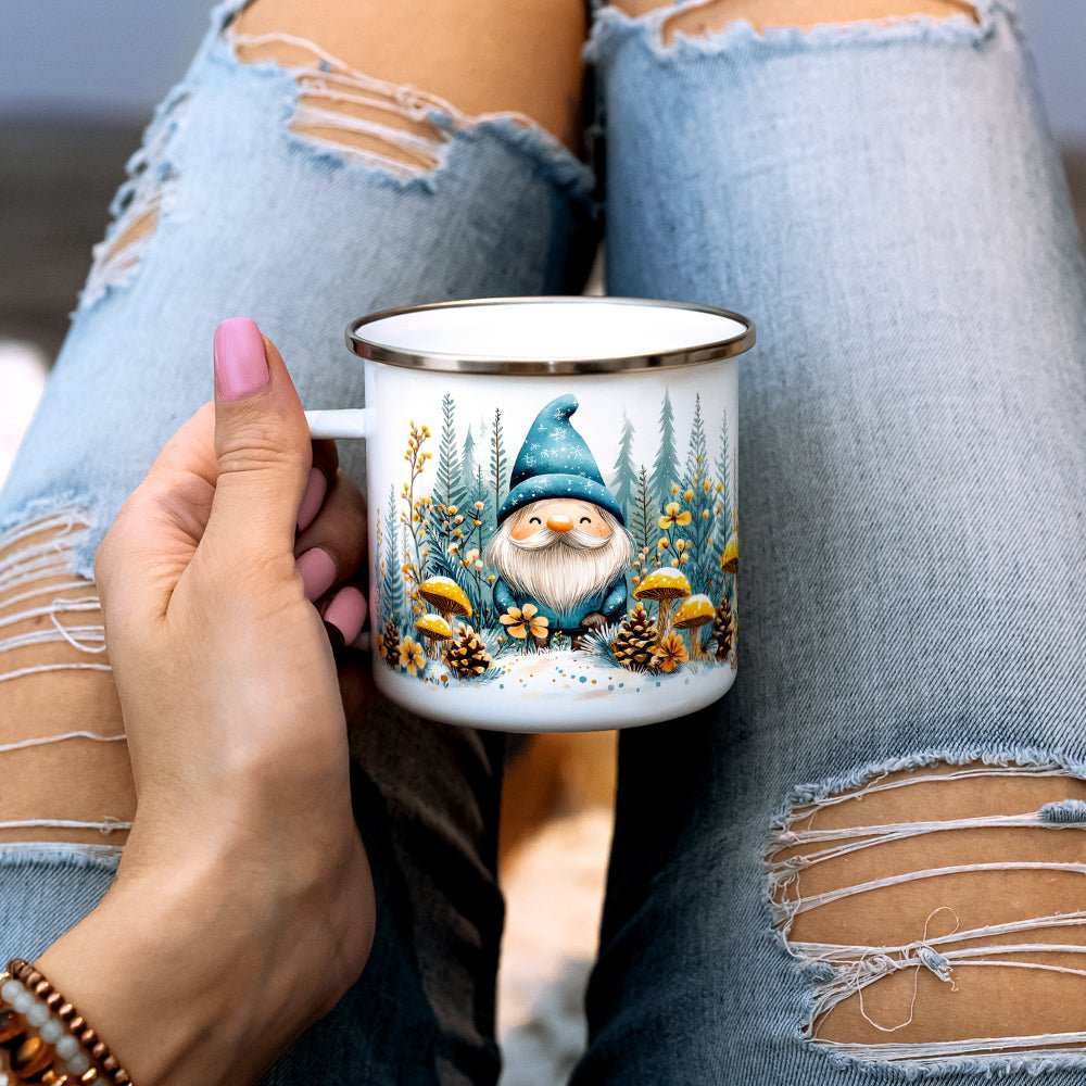 Winter Gnome Camp Mug